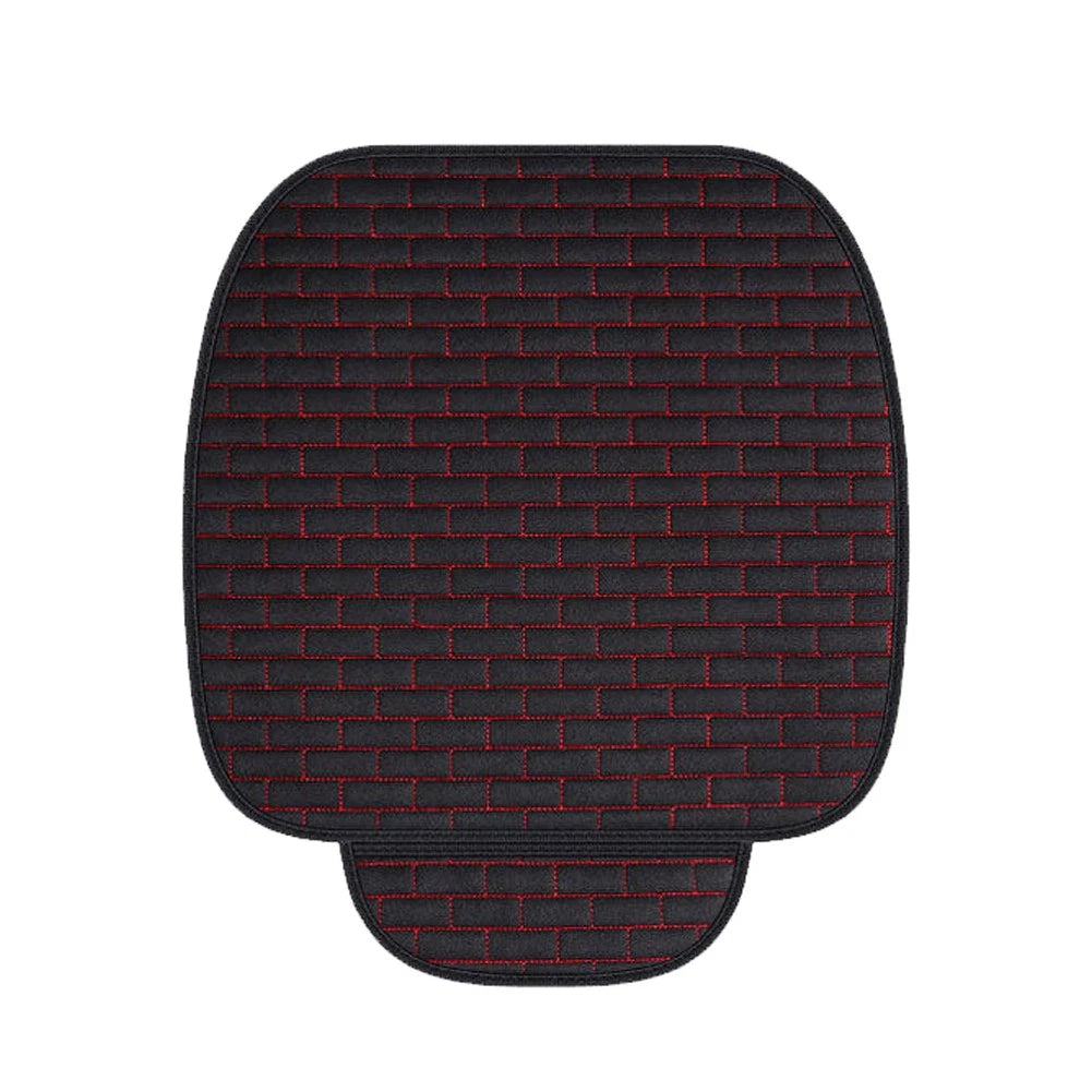 Front Car Seat Covers for Universal Fit - Protective Seat Mat - Black