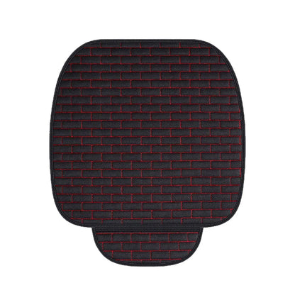 Front Car Seat Covers for Universal Fit - Protective Seat Mat - Black