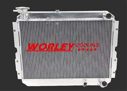 44mm Aluminum Radiator for Land Cruiser 60 Series HJ60 HJ61 HJ62 (1980-1990)