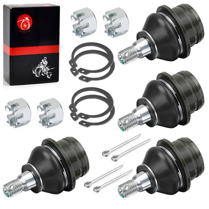 4 PCS Upper Lower Ball Joints for Suzuki King Quad 450/500/750 2007-2023