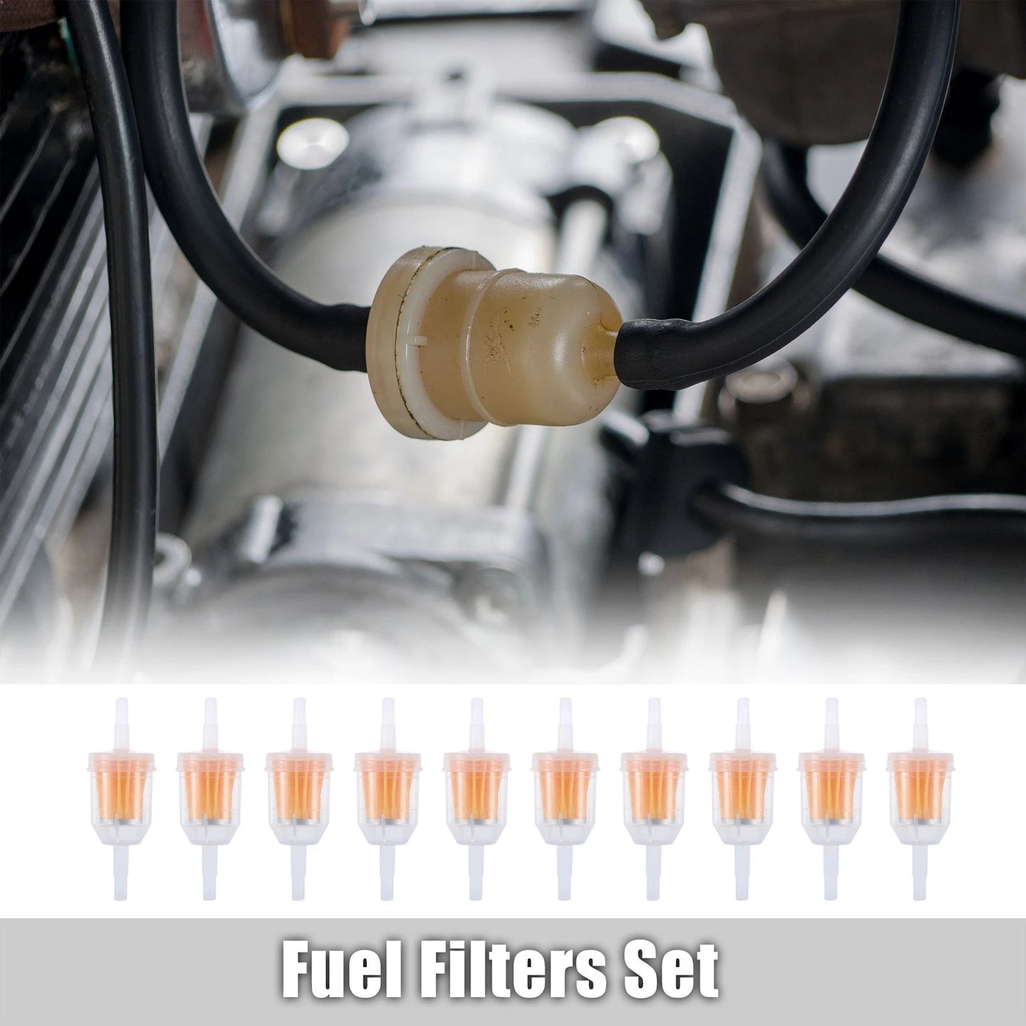 Gas Fuel Filter / 10 Pcs / for Motorcycle