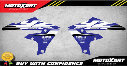 Radiator Stickers for Yamaha YZF 450 YZ450F (2018-2021)