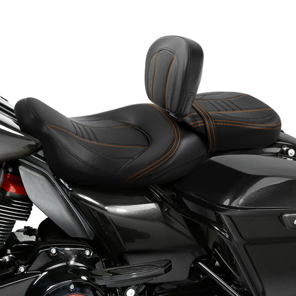 Rider Backrest & Driver/Passenger Seats for Harley CVO Street Glide (2009-2023)