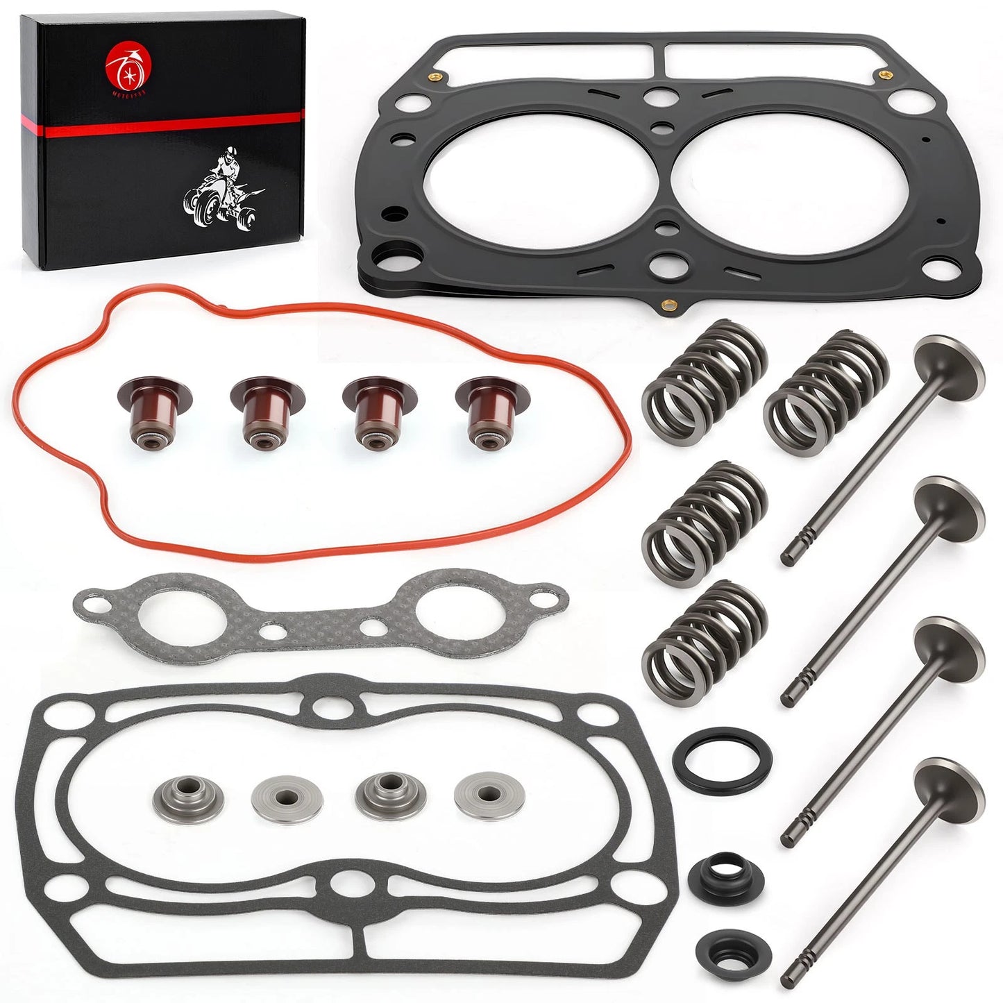 Cylinder Head Gasket Int/Exh Valves Kit for Polaris RZR S4 800 (2008–2010)