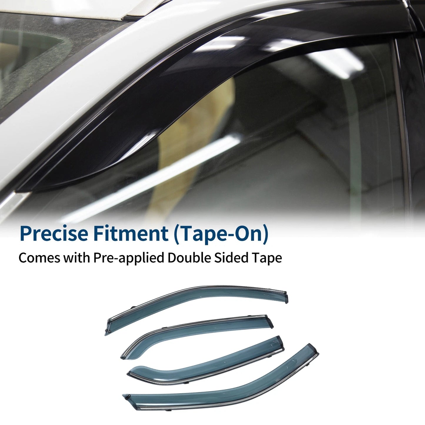 Window Deflectors for Honda Accord Sedan 2003-2007  Side Vent Visors
