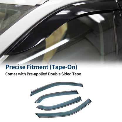 Window Deflectors for Honda Accord Sedan 2003-2007  Side Vent Visors