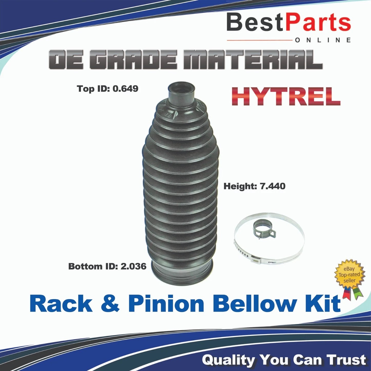 Rack and Pinion Bellow Boot for Lexus ES350 Lincoln MKT (2007–2012, 2012–2019)