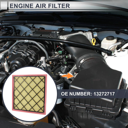 Engine Air Filter for Chevrolet Cruze (2009 - 2016)