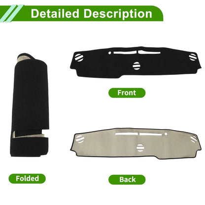 Dashboard Cover Black for Toyota Land Cruiser 250 (2024)