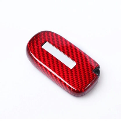 Carbon Fiber Key Case Cover for Jeep/Dodge (2011-2023)