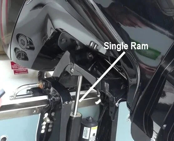 Wedge Transom Saver for Mercury Yamaha Outboard Single Ram Motor