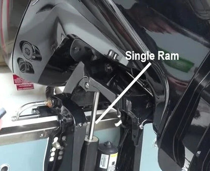 Wedge Transom Saver for Mercury Yamaha Outboard Single Ram Motor