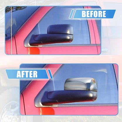 Chrome Mirror Cover Cap for Dodge Ram 3500/2500/1500 (2002-2008)