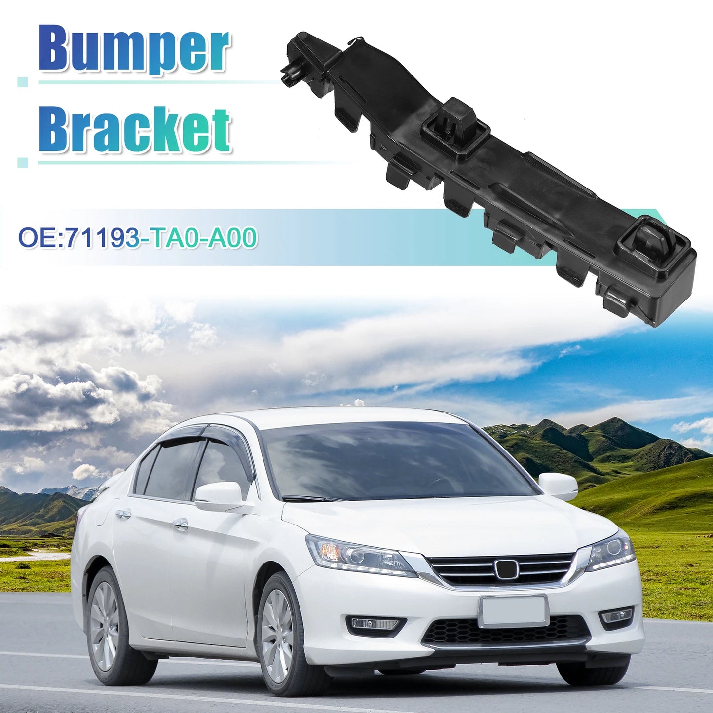 Right Side Front Bumper Bracket for Honda Accord (2008-2012)