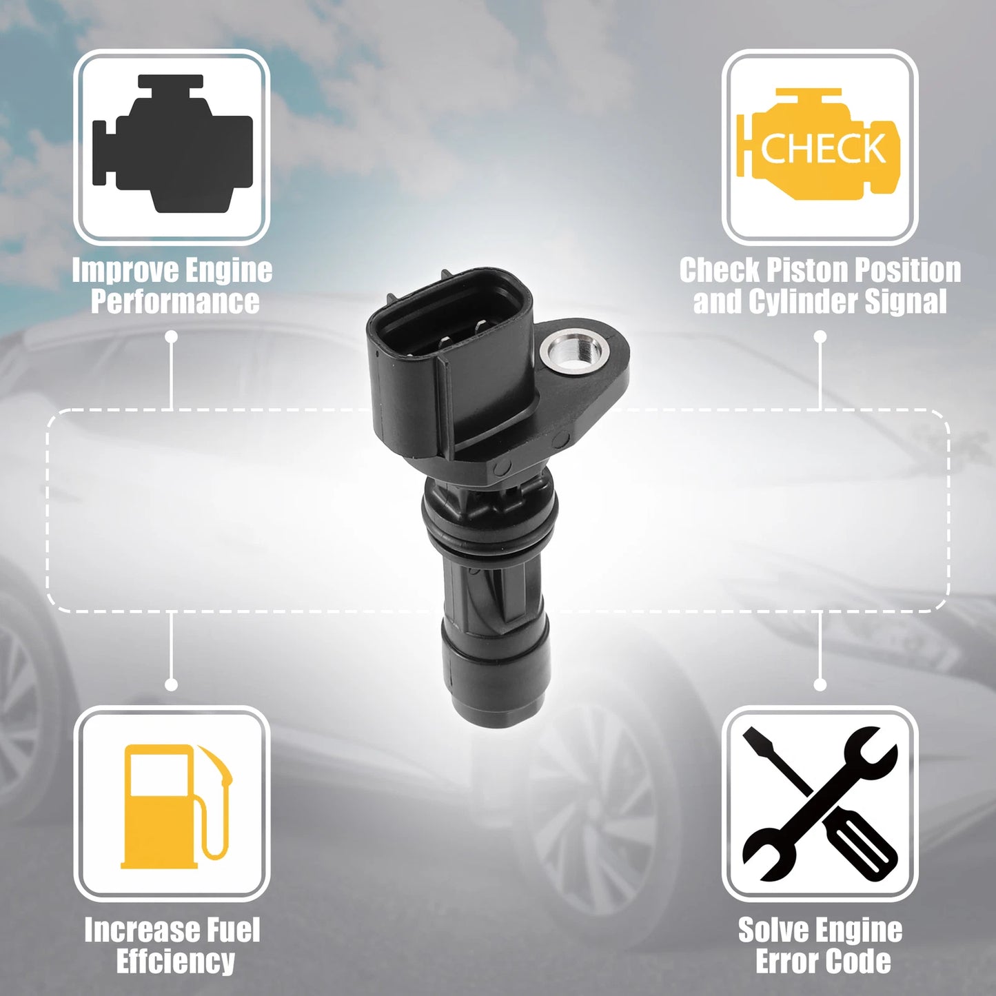 Crankshaft Position Sensor for Nissan Almera II (N16) 2.2 DCI (2000-2006)