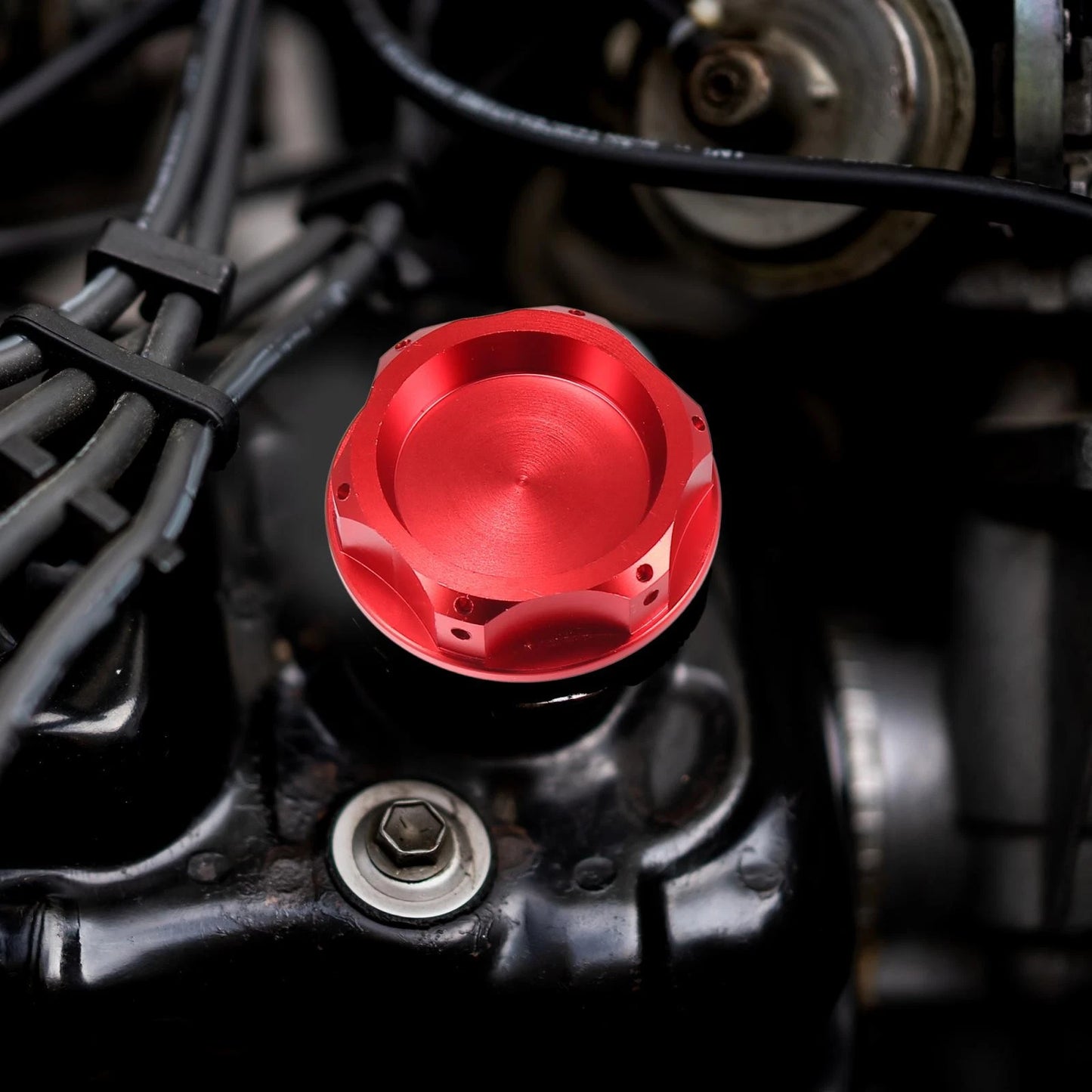 Red Car Gas Engine Oil Filler Cap Cover for Subaru Impreza Outback Legacy