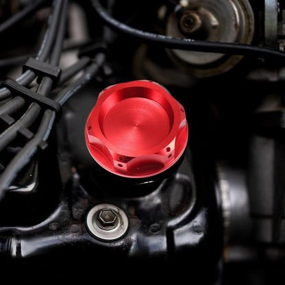Red Car Gas Engine Oil Filler Cap Cover for Subaru Impreza Outback Legacy