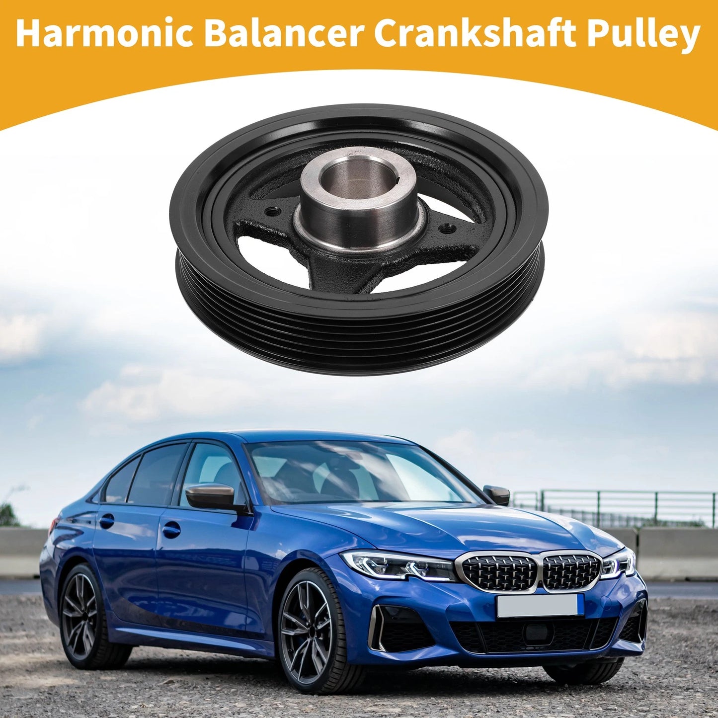 Harmonic Balancer Crankshaft Pulley for Nissan Sentra (2007-2019)