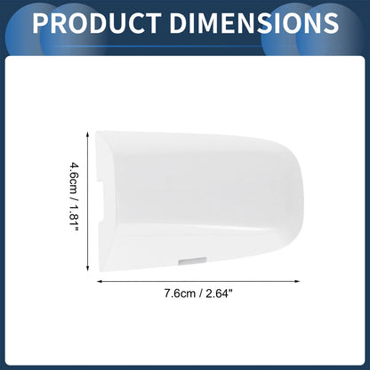 Front Left Door Handle Cover for Volvo XC60 (2015-2017) ABS White 1 Pc