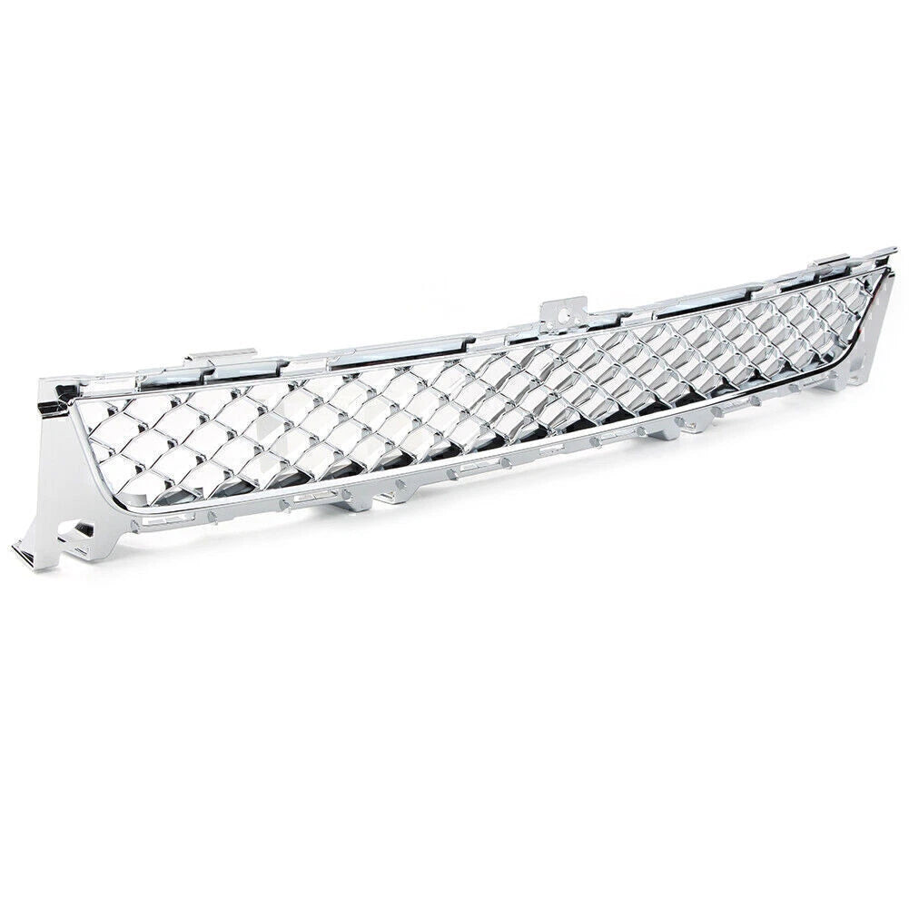 Chrome Front Lower Bumper Grille Mesh Grill for Jaguar XJ (2010-2015)