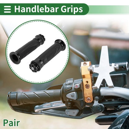7/8" Motorcycle Hand Grips Cover Handle Bar Throttle Grips Aluminum Alloy