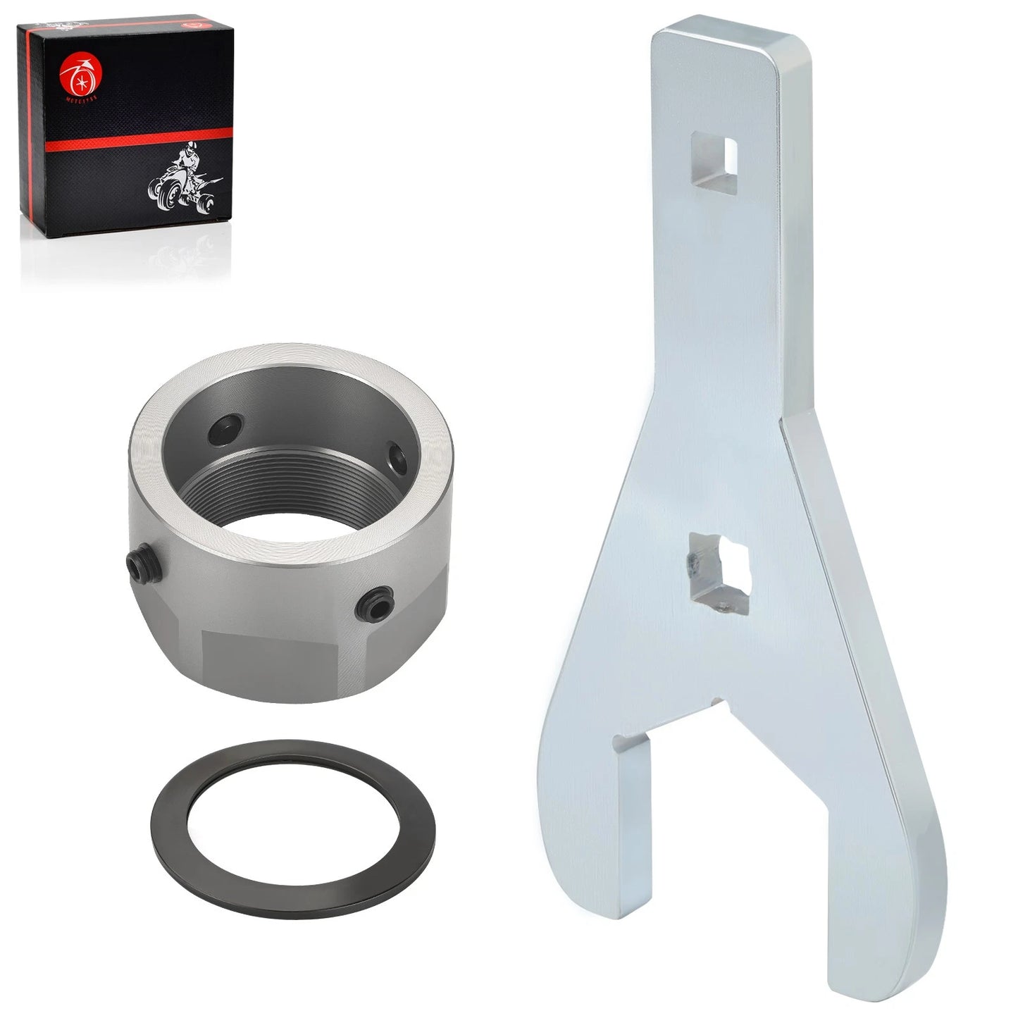 46mm Rear Axle Nut Wrench & Lock Nut for Yamaha YFZ450X & YFZ450R (2009–2024)
