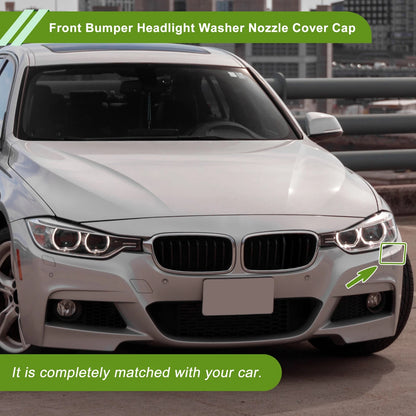 Front Left Washer Nozzle Cover Cap for BMW 320i Red (2013 - 2018)