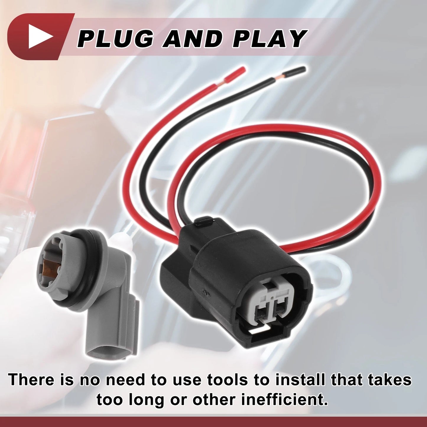 Side Marker Light Socket Wiring Harness for Honda Civic (2016-2021)