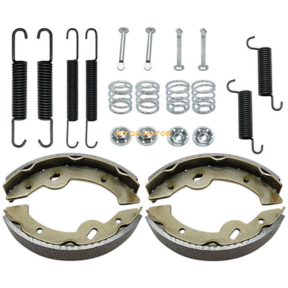 Brake Shoes w/Springs Pins for Yamaha G9/11/14/16/19/20/21/22/23/27/28