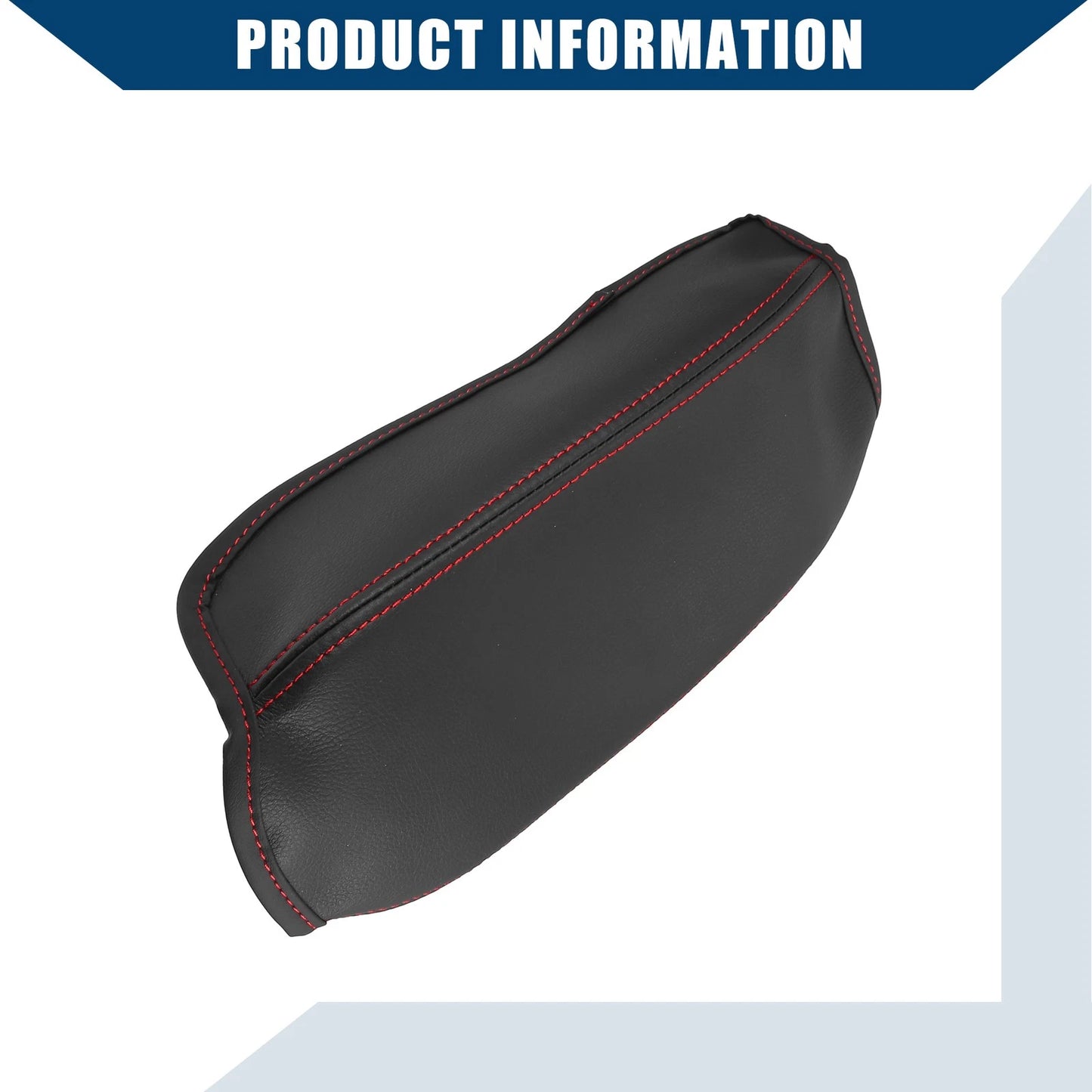 Car Center Console Armrest Cover for Jeep Renegade BU 2015-2023 Faux Leather