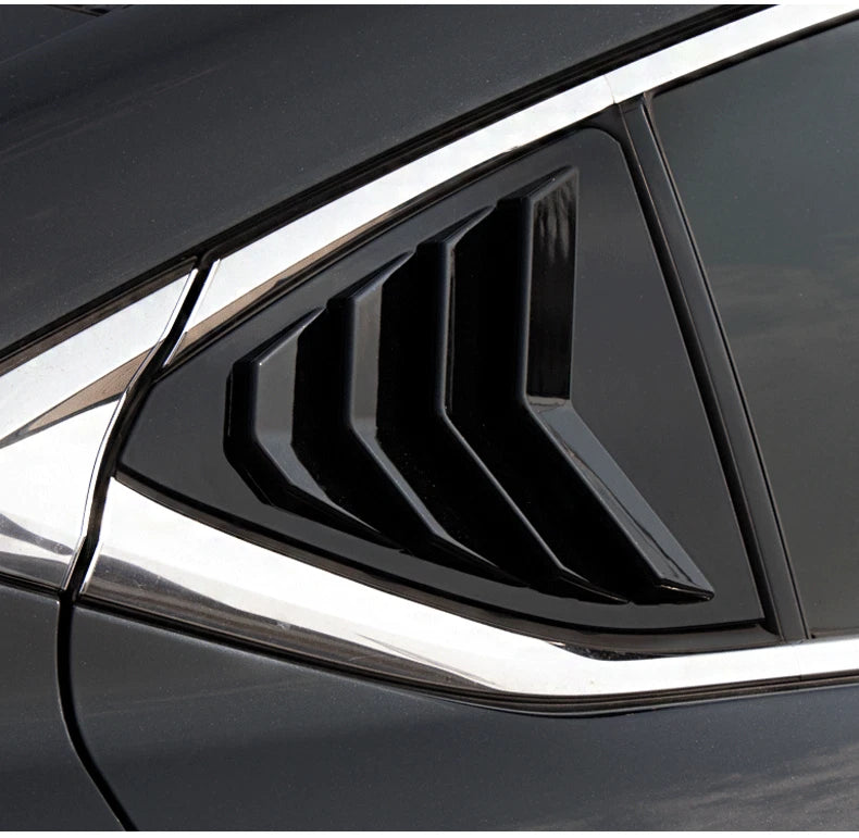 Glossy Black Side Window Louver Trim Cover for Lexus ES (2019–2022)