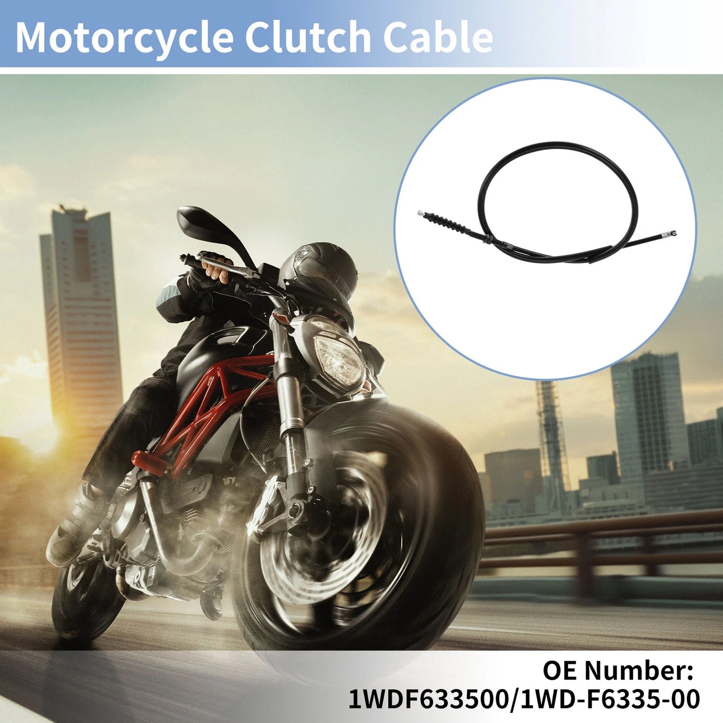 Motorcycle Clutch Cable 1 Pc for Yamaha YZF-R3 (2015–2021)