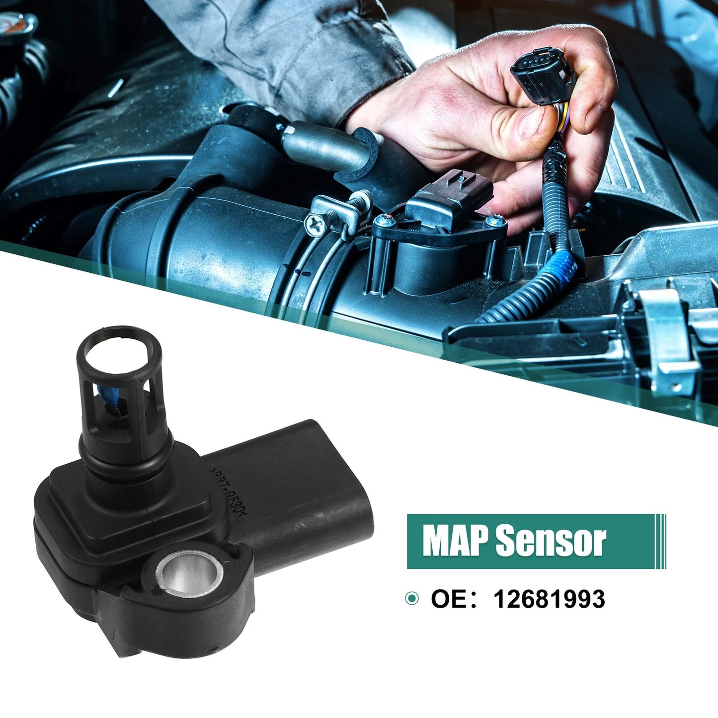 Intake Manifold Pressure Sensor MAP for GMC & Chevrolet