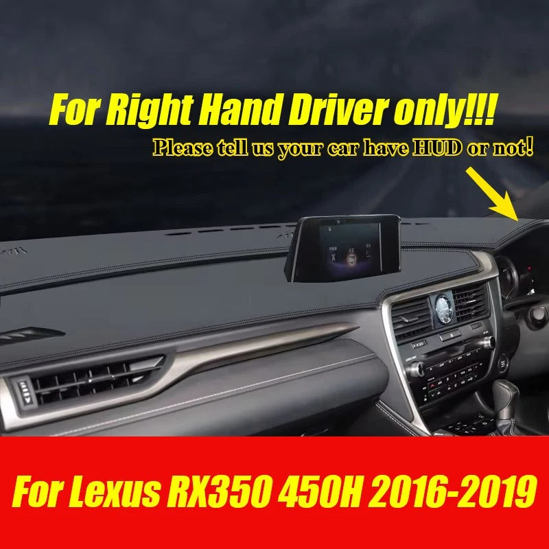 RHD Leather Dash Cover for Lexus RX350 450H (2016–2019)