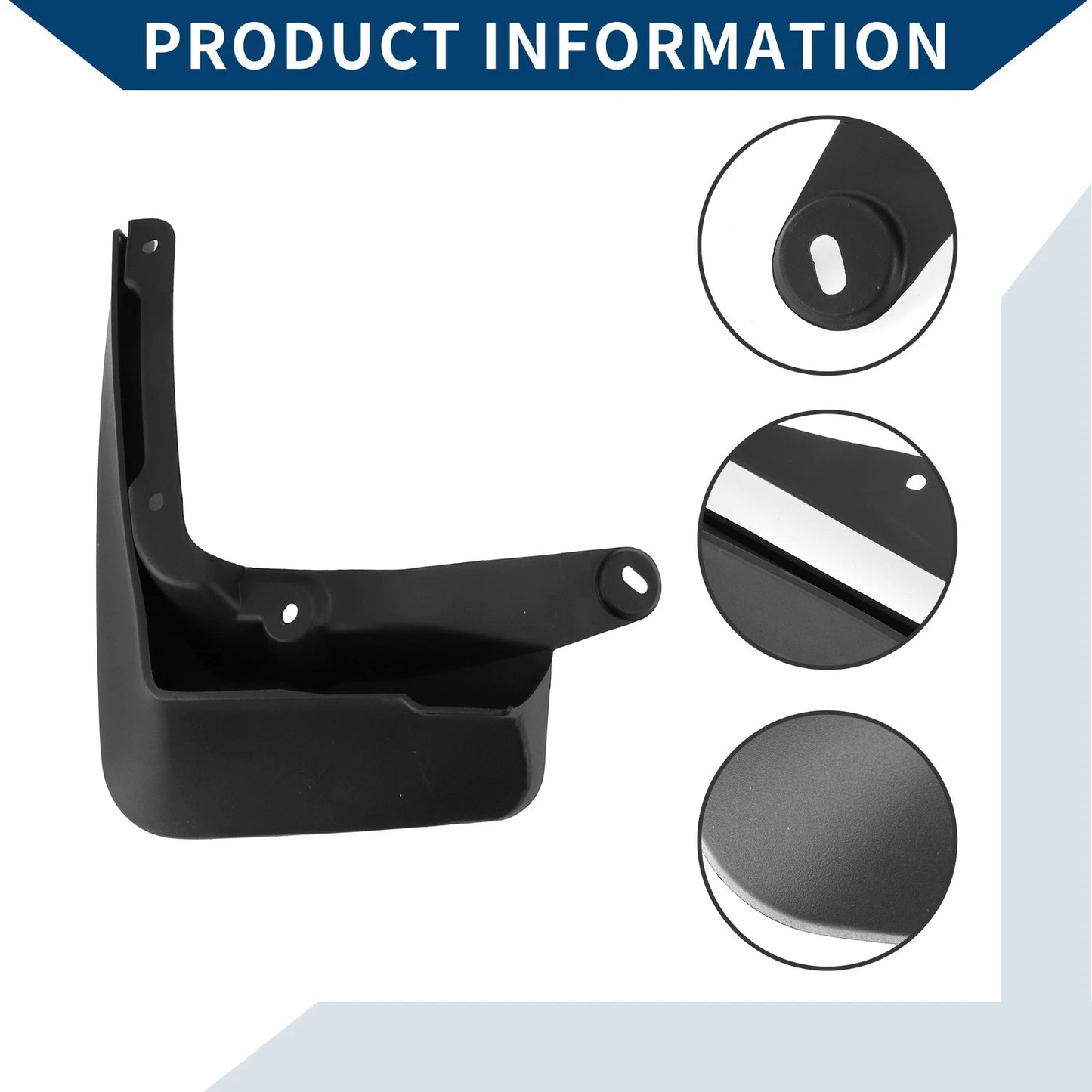 Mud Flaps Splash Guards Set for BMW 5 Series G30 G38 (2017-2022)