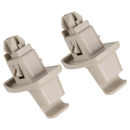 Gray Sun Visor Retainer Clips for GMC Savana 1500 2500 3500 (2003-2017)