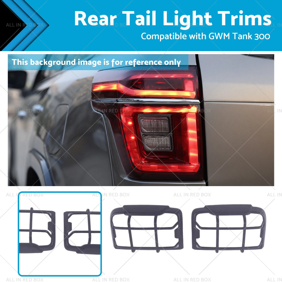 Tail Light Guard Cover Trim for GWM Tank 300 (2023-2025)