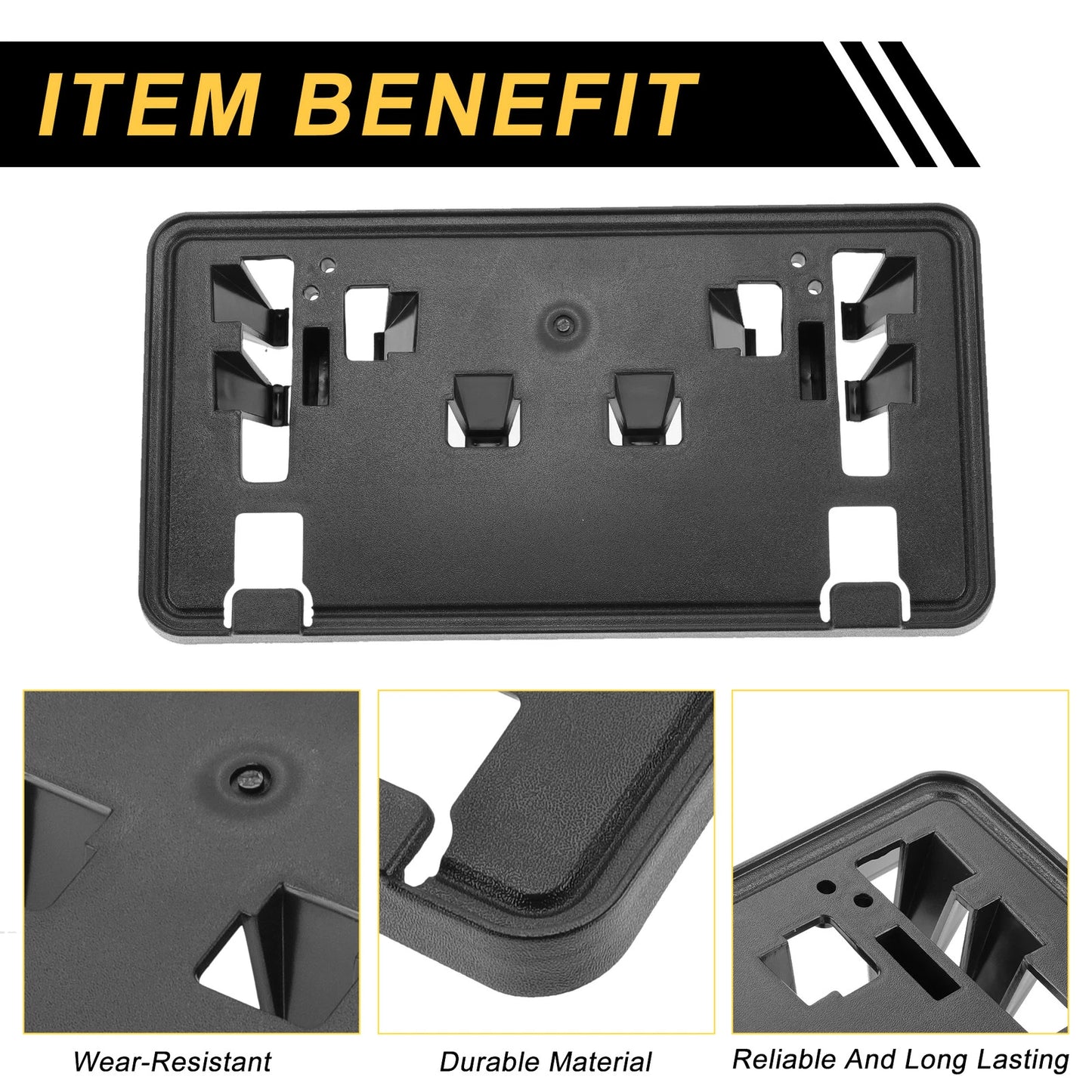 Front Bumper License Plate Bracket for Ford F-150 (2021-2023) - 1 Set
