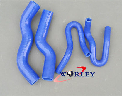 Silicone Radiator Hose for Holden Rodeo RA 3.0 Diesel 2003-2007 Red
