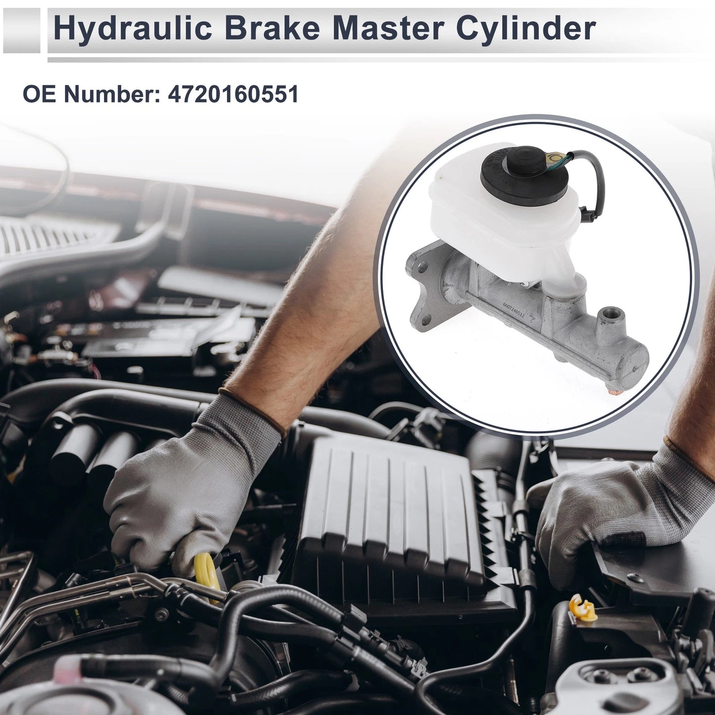 Brake Master Cylinder with Reservoir for Toyota Land Cruiser (1995-1997)