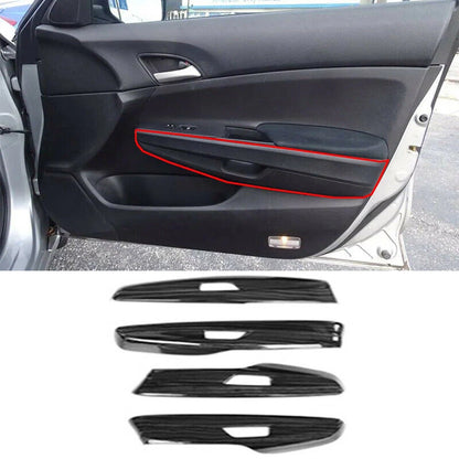 Inner Door Handle Panel Strip Trims Wood Grain for Honda Accord (2008–2012)