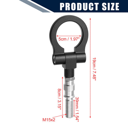 Black Round Tow Hook Eye for Mazda 3 (2004-2009)