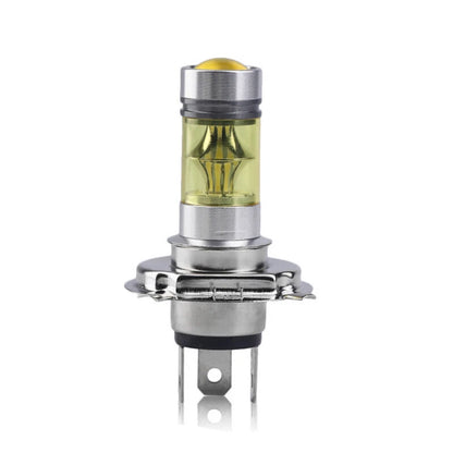 Pair H4 4300K Yellow 100W LED Headlight Bulbs Foglight 2835 Chip 20SMD