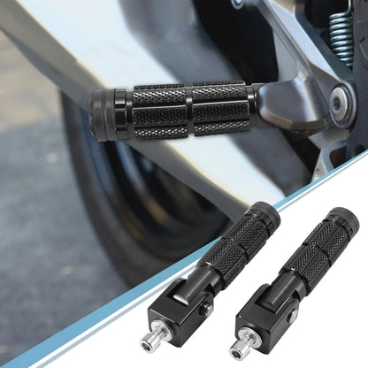 Pair 7mm Aluminum Alloy Rearset Footpeg Fold Footrest for Motorcycle