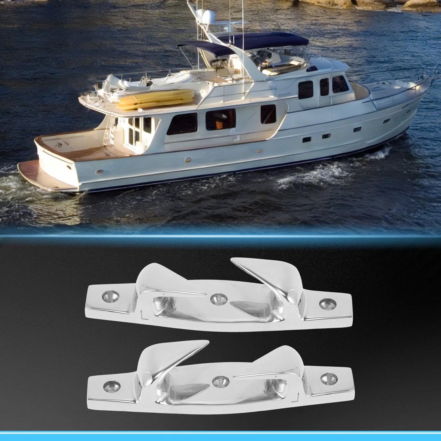 Boat Bow Chock 152 mm Marine 316 Stainless Steel