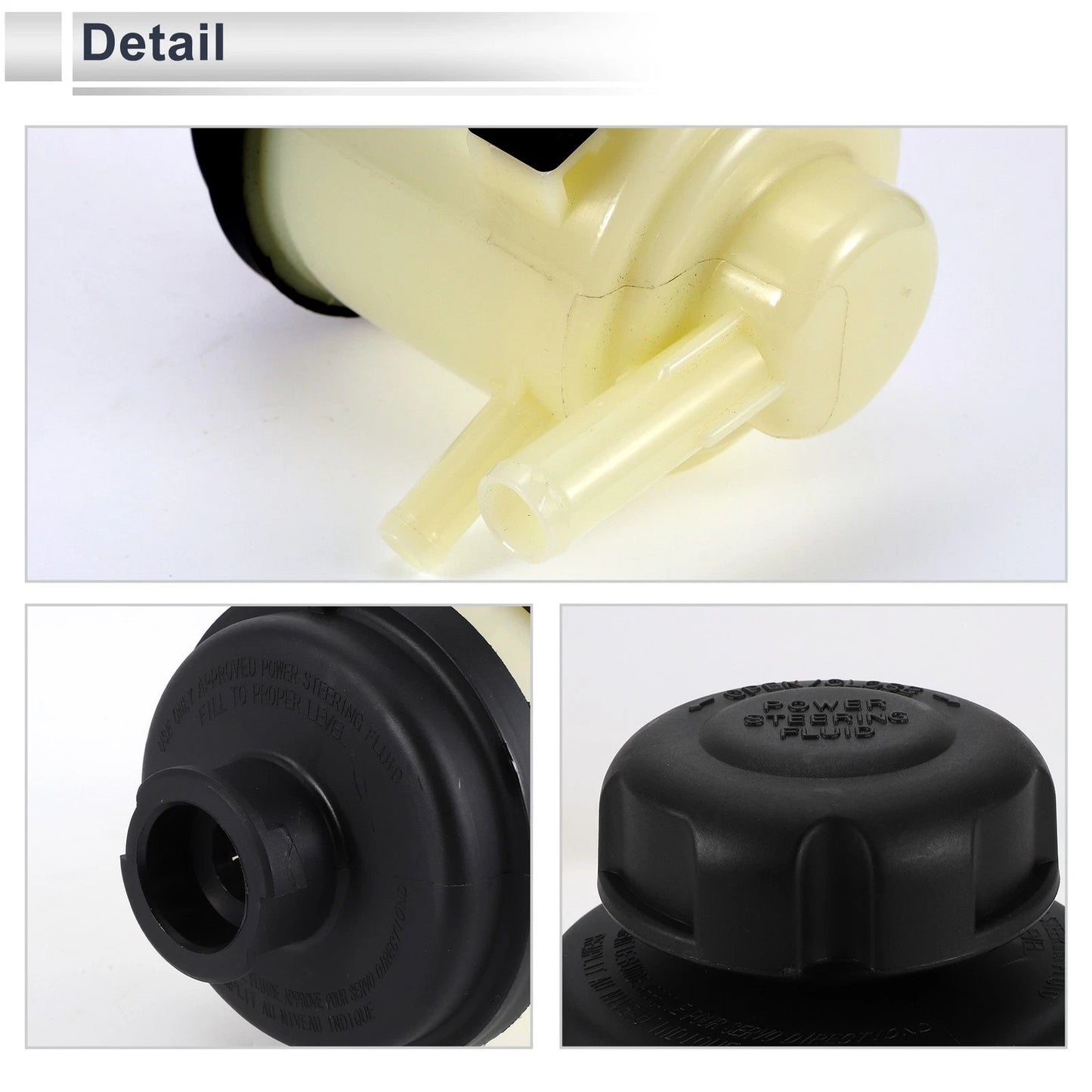 Power Steering Reservoir 1 Pc for Kia Rio (2008-2016) Beige