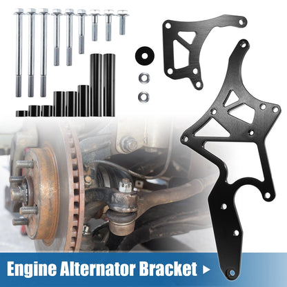 Set Engine Serpentine Alternator Bracket for Chevrolet LS1 LS2 LS3 Engines