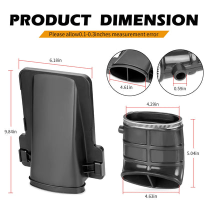 Air Box Lid & Duct Kit for Yamaha Raptor 660R YFM660R (2001-2005)