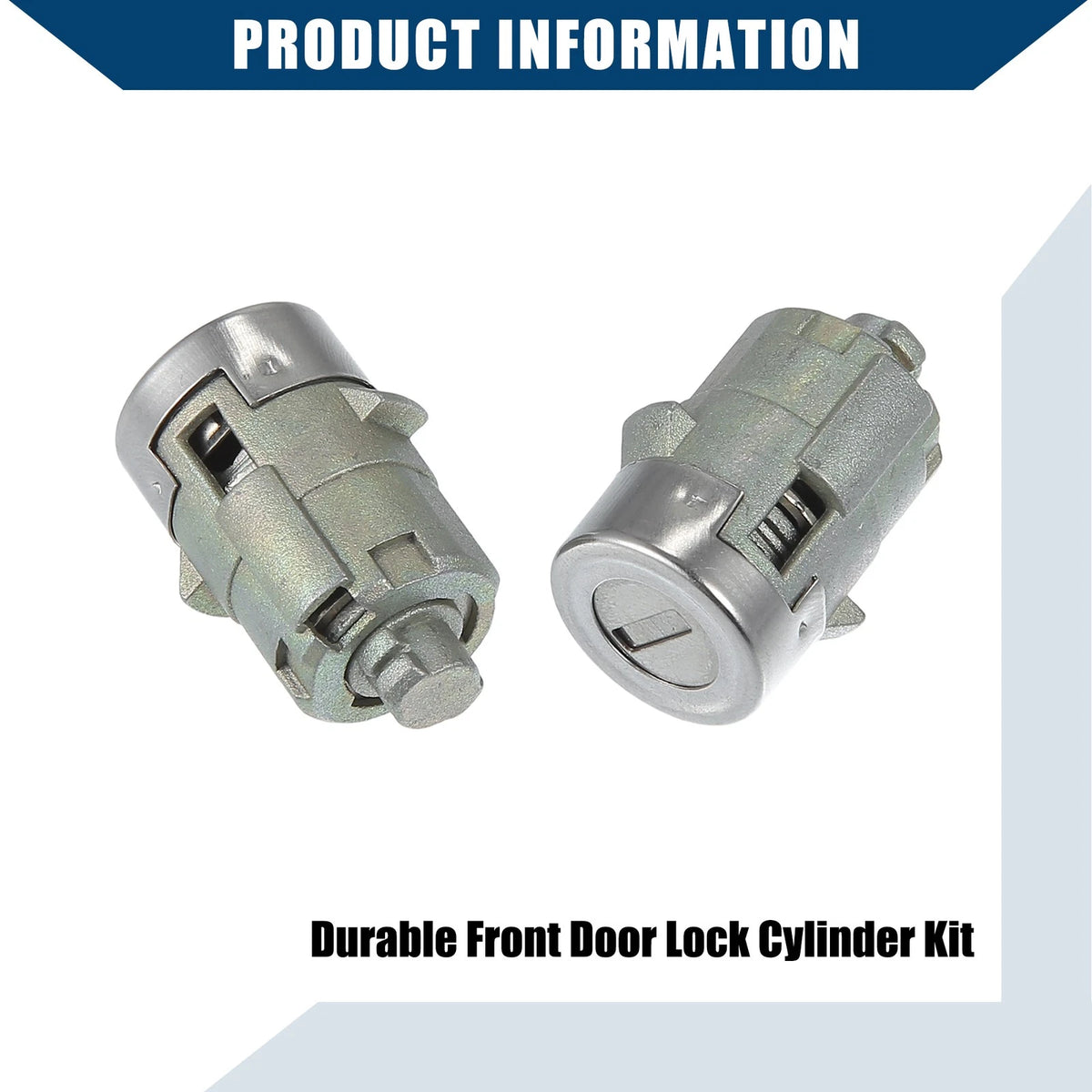 Front LH RH Door Lock Cylinder w/Key for Chevy GMC Cadillac