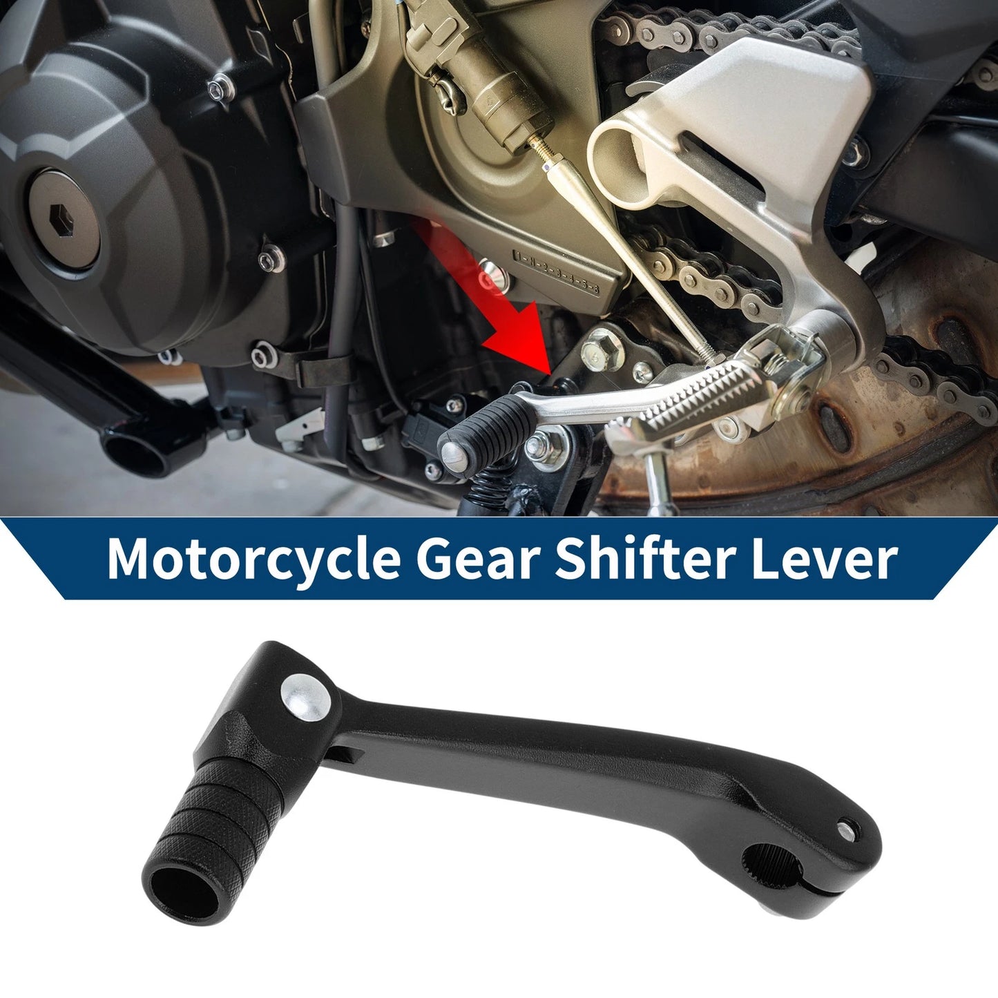 Folding Shifter Lever for Honda CRF150F 2003-2017 Black